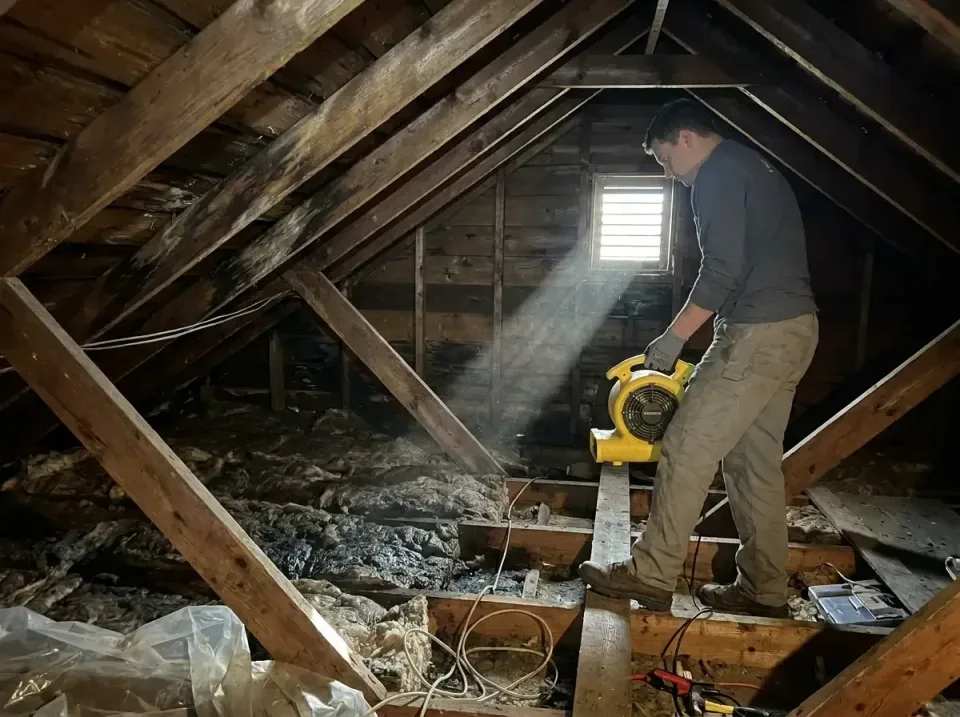 attic-water-damage-drying-proc-007 — frequently asked questions, Emergency Water Extraction & 24/7 Flood Response in Lake Is…